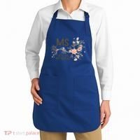 Ms Multiple Sclerosis Gets On My Nerves Orange Ribbon Gift Apron thumb 2