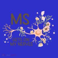 Ms Multiple Sclerosis Gets On My Nerves Orange Ribbon Gift Baby Bodysuit thumb 2