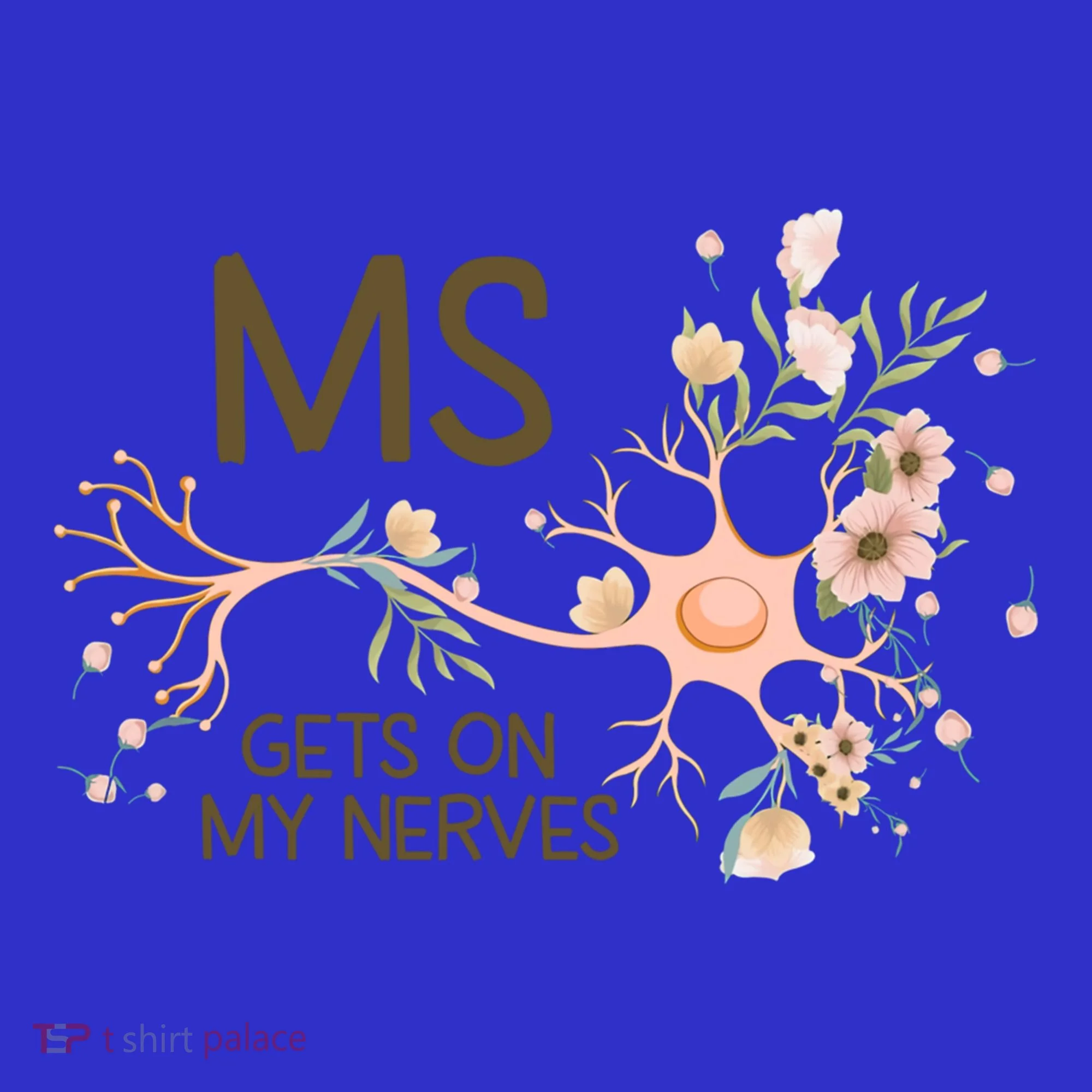 Ms Multiple Sclerosis Gets On My Nerves Orange Ribbon Gift Baby Bodysuit
