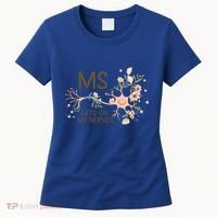 Ms Multiple Sclerosis Gets On My Nerves Orange Ribbon Gift Women's T-Shirt thumb 0