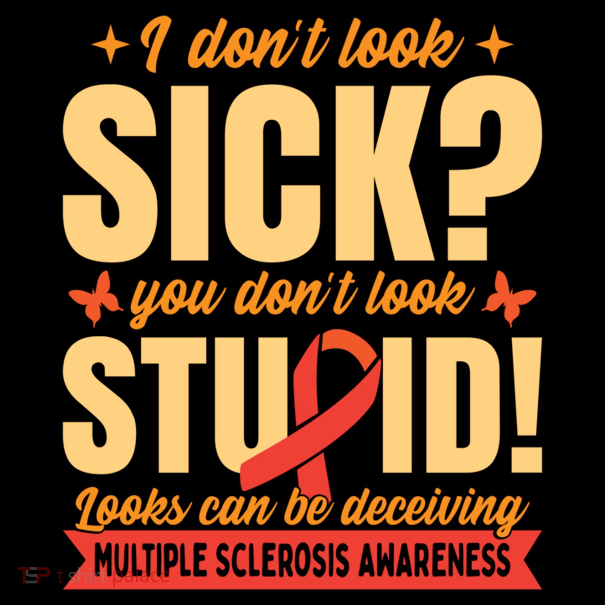 Ms Multiple Sclerosis Awareness Funny Gift Doggie Tank