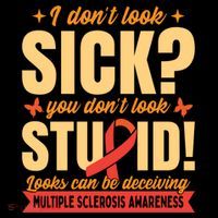 Ms Multiple Sclerosis Awareness Funny Gift USA-Made Doggie Bandana thumb 2