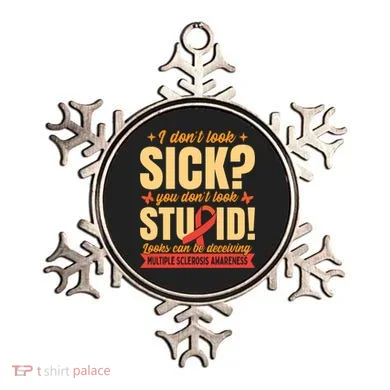 Ms Multiple Sclerosis Awareness Funny Gift Ornament