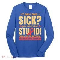 Ms Multiple Sclerosis Awareness Funny Gift Long Sleeve Shirt thumb 0