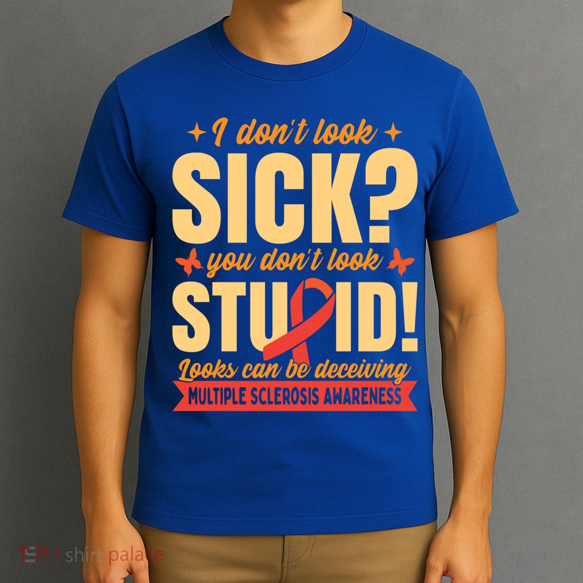 Ms Multiple Sclerosis Awareness Funny Gift T-Shirt