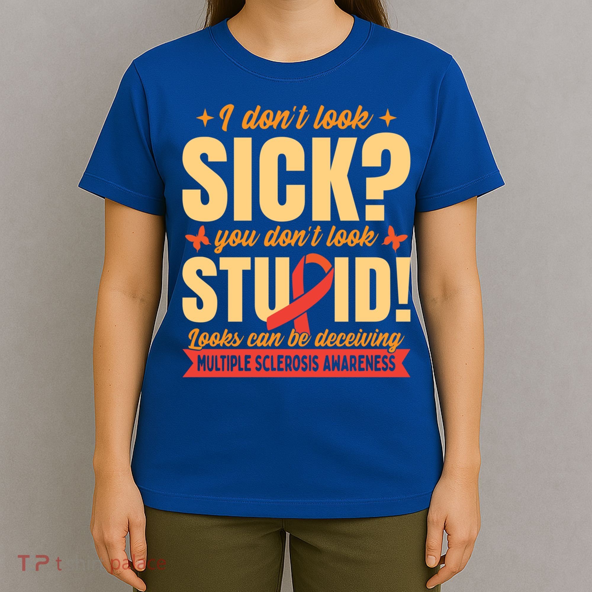 Ms Multiple Sclerosis Awareness Funny Gift T-Shirt