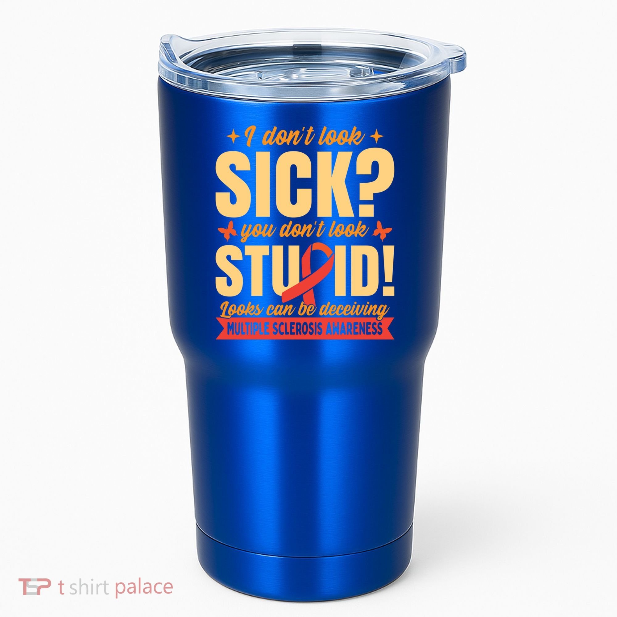 Ms Multiple Sclerosis Awareness Funny Gift Tumbler