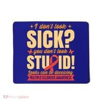 Ms Multiple Sclerosis Awareness Funny Gift Mousepad thumb 0