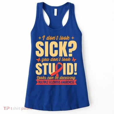 Ms Multiple Sclerosis Awareness Funny Gift Women's Tank Top