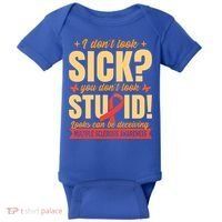 Ms Multiple Sclerosis Awareness Funny Gift Baby Bodysuit thumb 0
