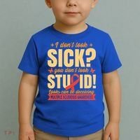 Ms Multiple Sclerosis Awareness Funny Gift Toddler T-Shirt thumb 2