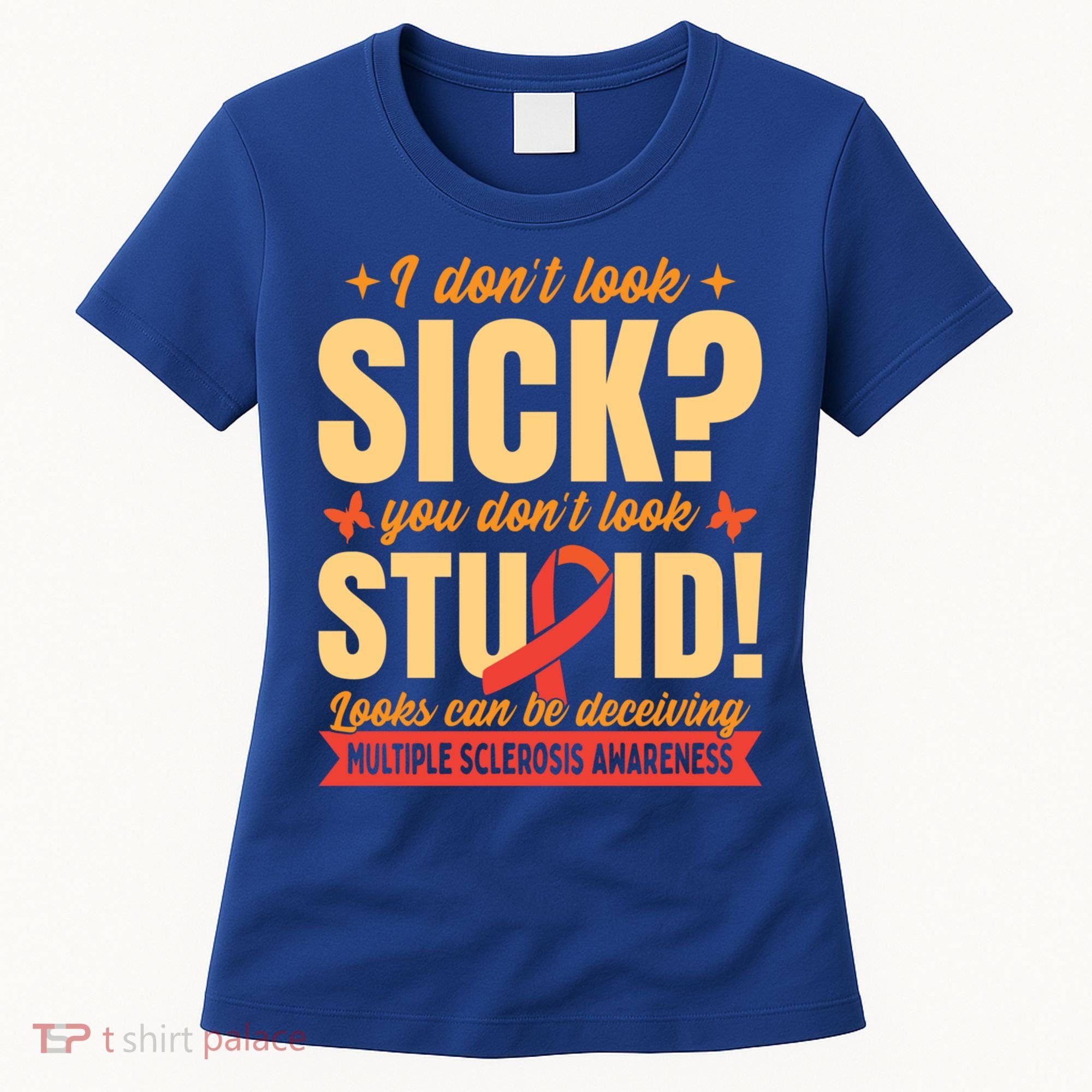 Ms Multiple Sclerosis Awareness Funny Gift Women's T-Shirt