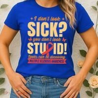 Ms Multiple Sclerosis Awareness Funny Gift Women's T-Shirt thumb 2