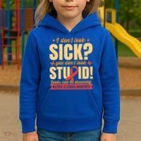 Ms Multiple Sclerosis Awareness Funny Gift Kids Hoodie thumb 3
