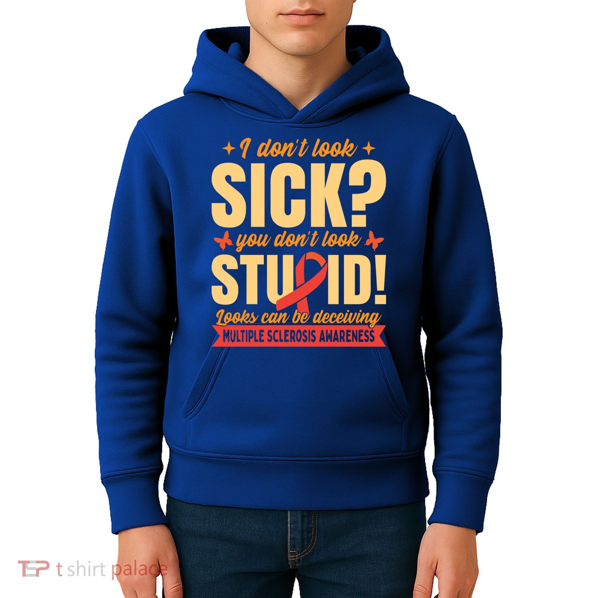 Ms Multiple Sclerosis Awareness Funny Gift Kids Hoodie