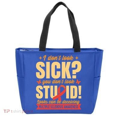 Ms Multiple Sclerosis Awareness Funny Gift Tote Bag