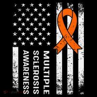 MS Multiple Sclerosis Awareness Orange Ribbon Women's Tank Top thumb 5