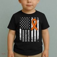 MS Multiple Sclerosis Awareness Orange Ribbon Toddler T-Shirt thumb 2