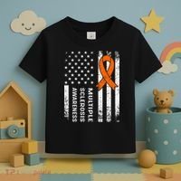 MS Multiple Sclerosis Awareness Orange Ribbon Toddler T-Shirt thumb 3