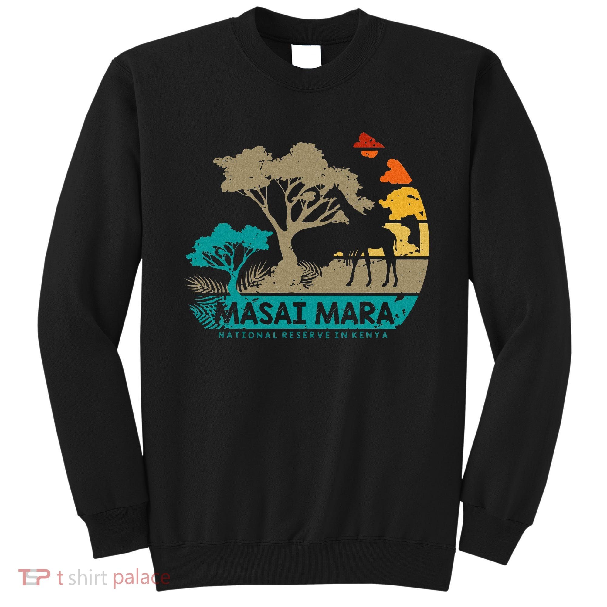 Masai Mara Safari National Reserve Kenya Serengeti Wildlife Sweatshirt