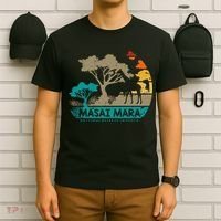 Masai Mara Safari National Reserve Kenya Serengeti Wildlife T-Shirt thumb 6