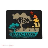 Masai Mara Safari National Reserve Kenya Serengeti Wildlife Mousepad thumb 0