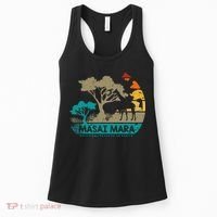 Masai Mara Safari National Reserve Kenya Serengeti Wildlife Women's Tank Top thumb 0