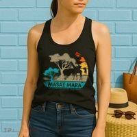 Masai Mara Safari National Reserve Kenya Serengeti Wildlife Women's Tank Top thumb 2