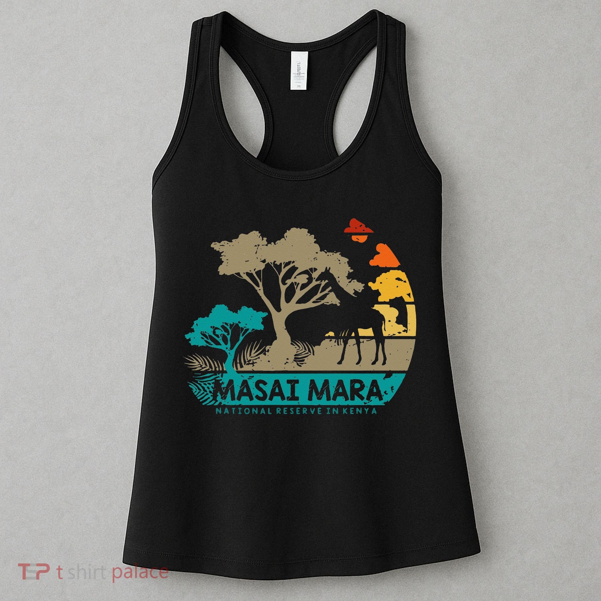 Masai Mara Safari National Reserve Kenya Serengeti Wildlife Women's Tank Top