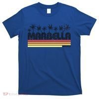 Marbella Malaga Spain Retro Beach Tourism Gift T-Shirt thumb 0