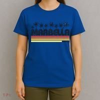 Marbella Malaga Spain Retro Beach Tourism Gift T-Shirt thumb 4