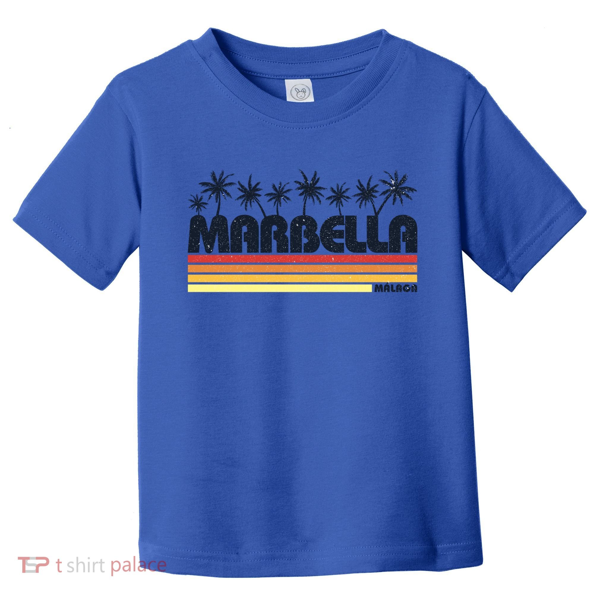 Marbella Malaga Spain Retro Beach Tourism Gift Toddler T-Shirt
