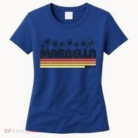 Marbella Malaga Spain Retro Beach Tourism Gift Women's T-Shirt thumb 0