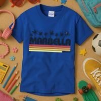 Marbella Malaga Spain Retro Beach Tourism Gift Kids T-Shirt thumb 3