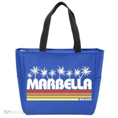 Marbella Malaga Spain Retro Beach Tourism Gift Tote Bag
