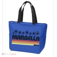 Marbella Malaga Spain Retro Beach Tourism Gift Tote Bag thumb 3