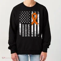MS Multiple Sclerosis Awareness Orange Ribbon Women's Sweatshirt thumb 0