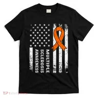 MS Multiple Sclerosis Awareness Orange Ribbon T-Shirt thumb 0