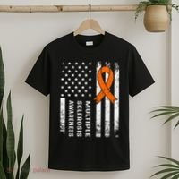 MS Multiple Sclerosis Awareness Orange Ribbon T-Shirt thumb 2