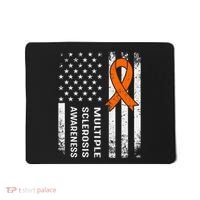 MS Multiple Sclerosis Awareness Orange Ribbon Mousepad thumb 0