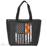 MS Multiple Sclerosis Awareness Orange Ribbon Tote Bag thumb 0