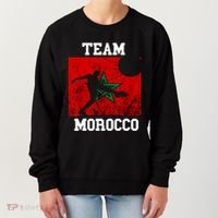 Morocco Moroccan Soccer Team Moroccan Pride Morocco Flag Women's Sweatshirt thumb 0
