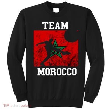 Morocco Moroccan Soccer Team Moroccan Pride Morocco Flag Sweatshirt