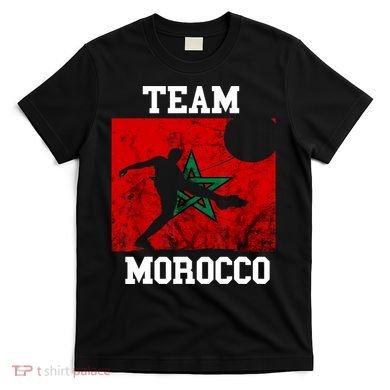 Morocco Moroccan Soccer Team Moroccan Pride Morocco Flag T-Shirt