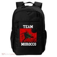 Morocco Moroccan Soccer Team Moroccan Pride Morocco Flag Backpack thumb 0