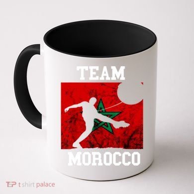 Morocco Moroccan Soccer Team Moroccan Pride Morocco Flag Coffee Mug