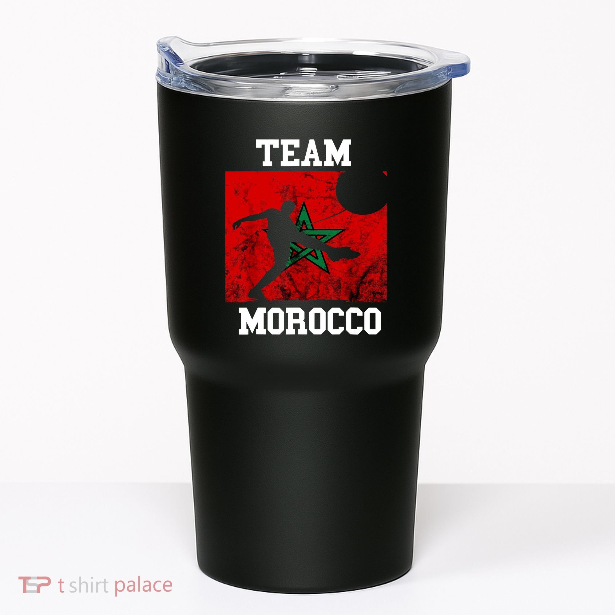 Morocco Moroccan Soccer Team Moroccan Pride Morocco Flag Tumbler