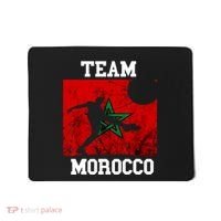 Morocco Moroccan Soccer Team Moroccan Pride Morocco Flag Mousepad thumb 0
