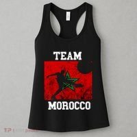 Morocco Moroccan Soccer Team Moroccan Pride Morocco Flag Women's Tank Top thumb 3