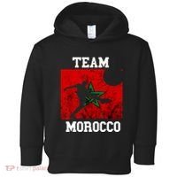 Morocco Moroccan Soccer Team Moroccan Pride Morocco Flag Toddler Hoodie thumb 0